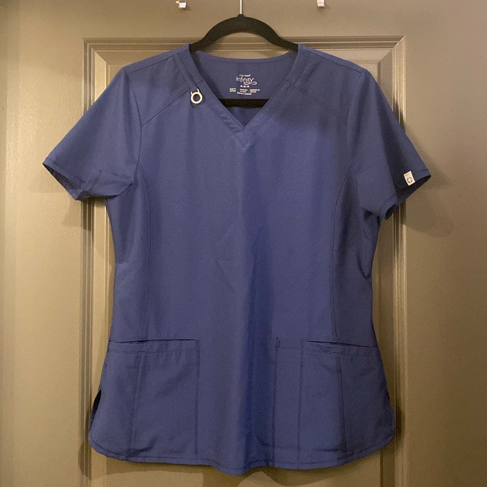 Cherokee Infinity Navy blue scrub set